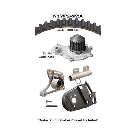 Dayco 99-01 Chrysler/Dodge/Plymouth 2L Water Pump Kit, Wp245K5A WP245K5A